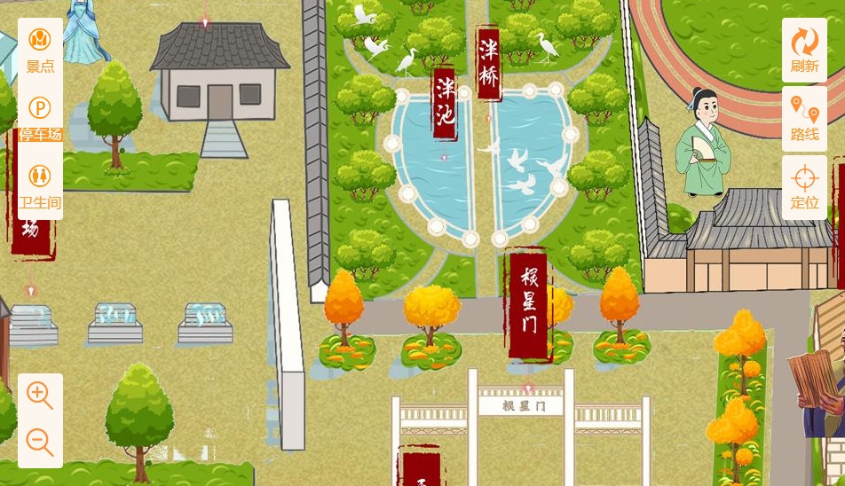 昌江手绘地图景区语音讲解导览系统：智慧景区建设的基石